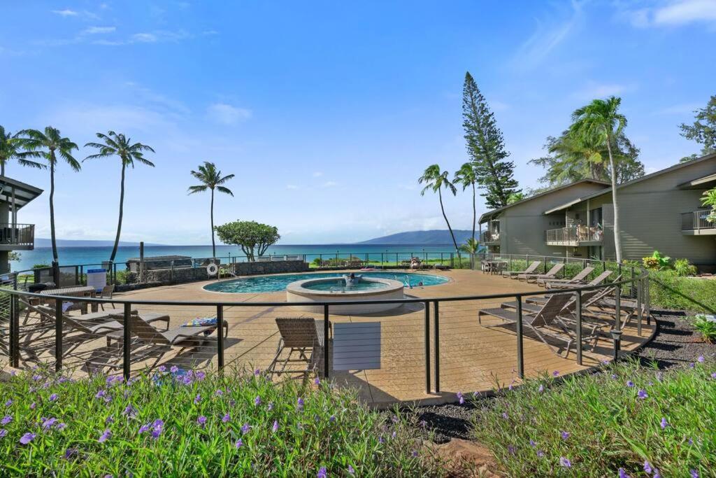 Coral Cove-Poolside Condo And Panoramic Ocean View Kahana Eksteriør bilde